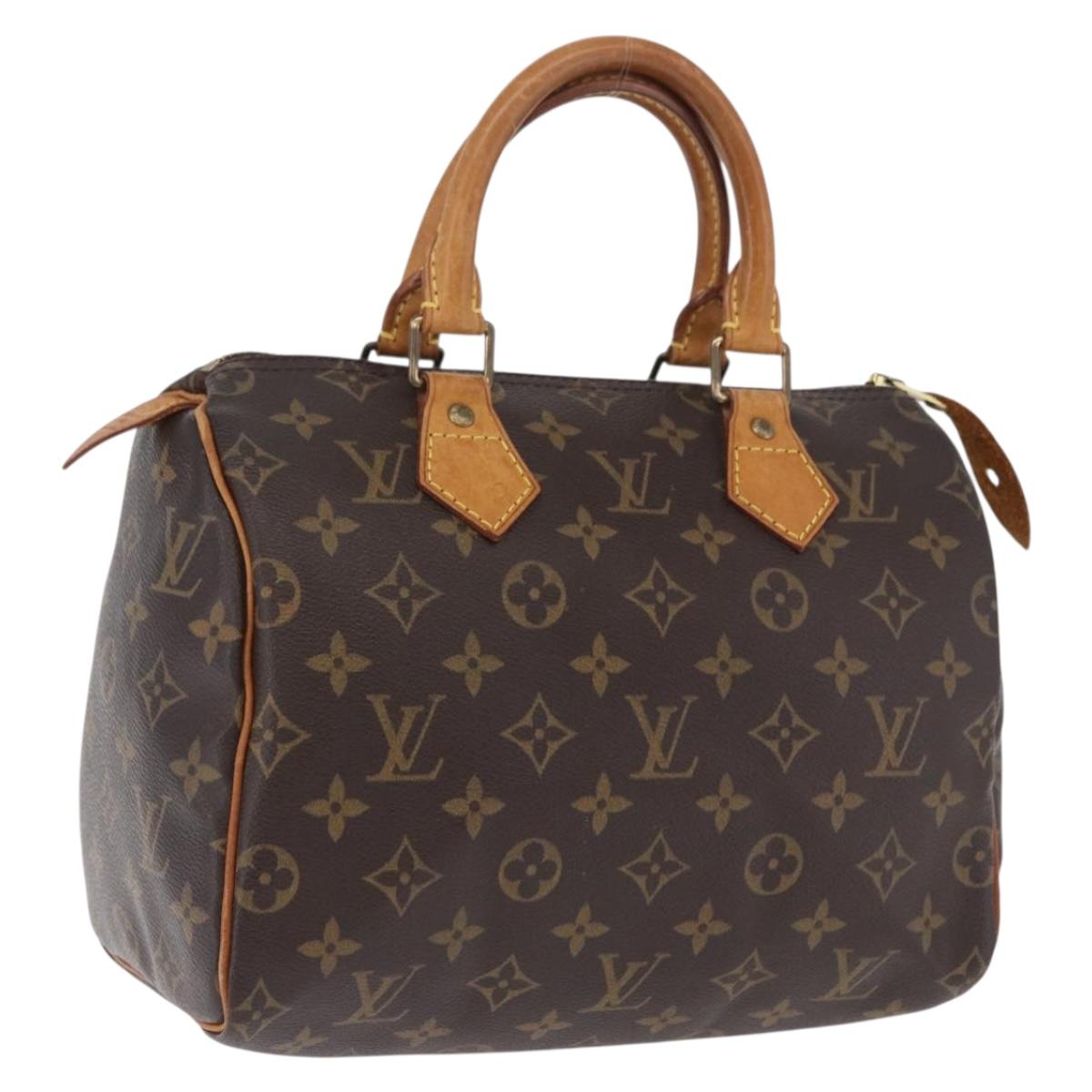LOUIS VUITTON Monogram Speedy 25 Hand Bag M41528 LV Auth ka5943V