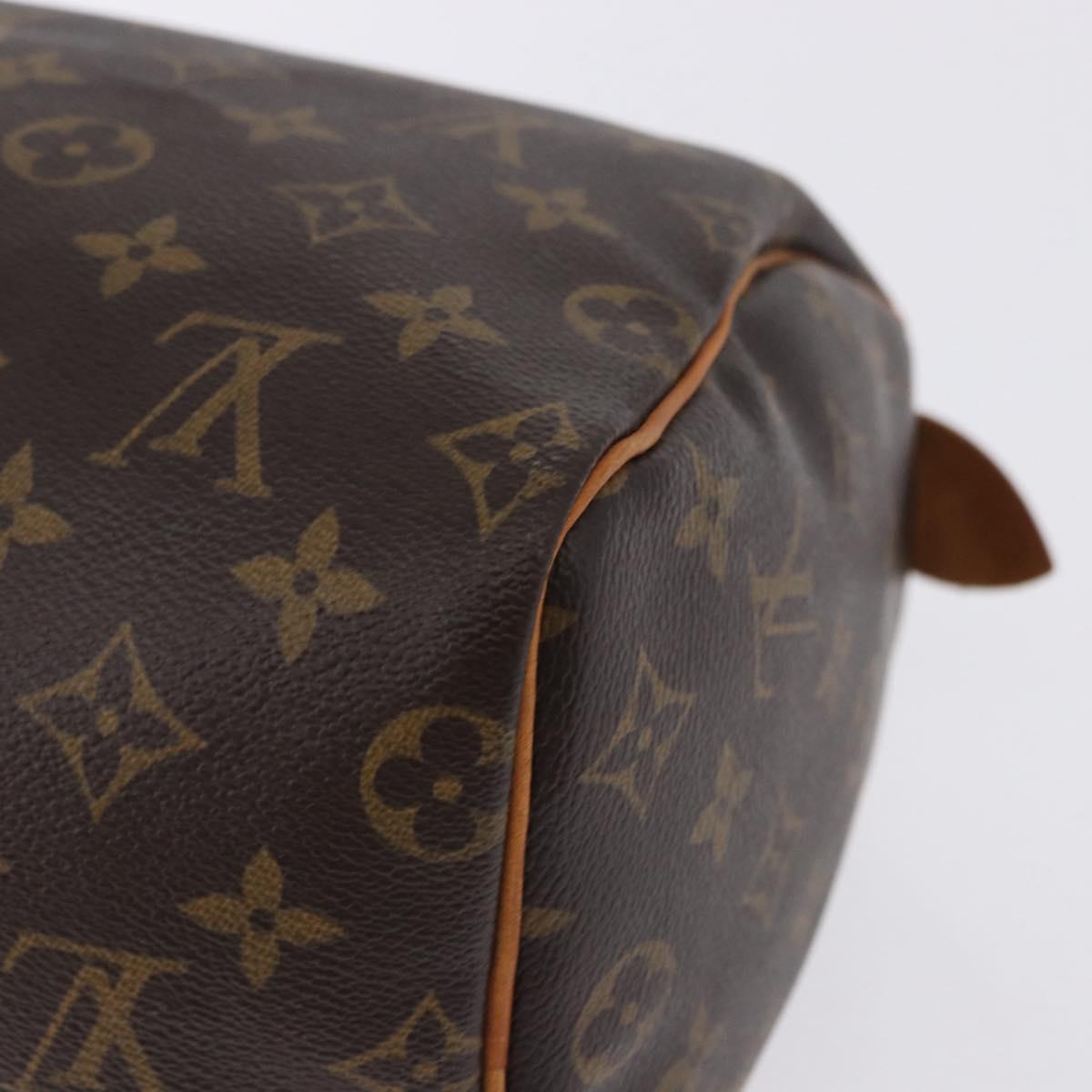 LOUIS VUITTON Monogram Speedy 25 Hand Bag M41528 LV Auth ka5943V