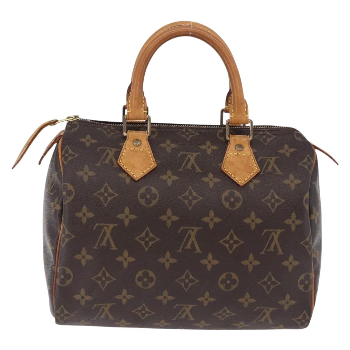 LOUIS VUITTON Monogram Speedy 25 Hand Bag M41528 LV Auth ka5943V