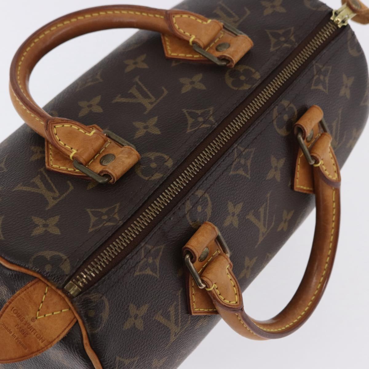 LOUIS VUITTON Monogram Speedy 25 Hand Bag M41528 LV Auth ka5943V