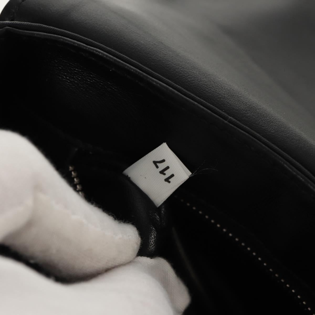 PRADA Chain Shoulder Bag Nylon Yellow Silver Auth ka595V