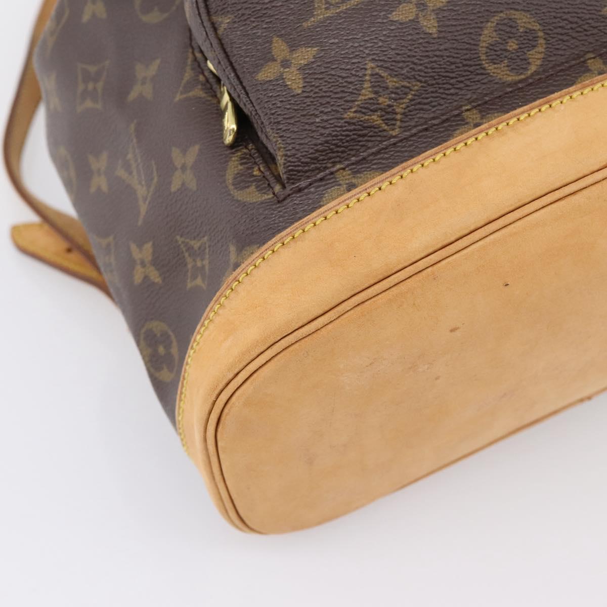 LOUIS VUITTON Monogram Montsouris MM Backpack M51136 LV Auth ka5964