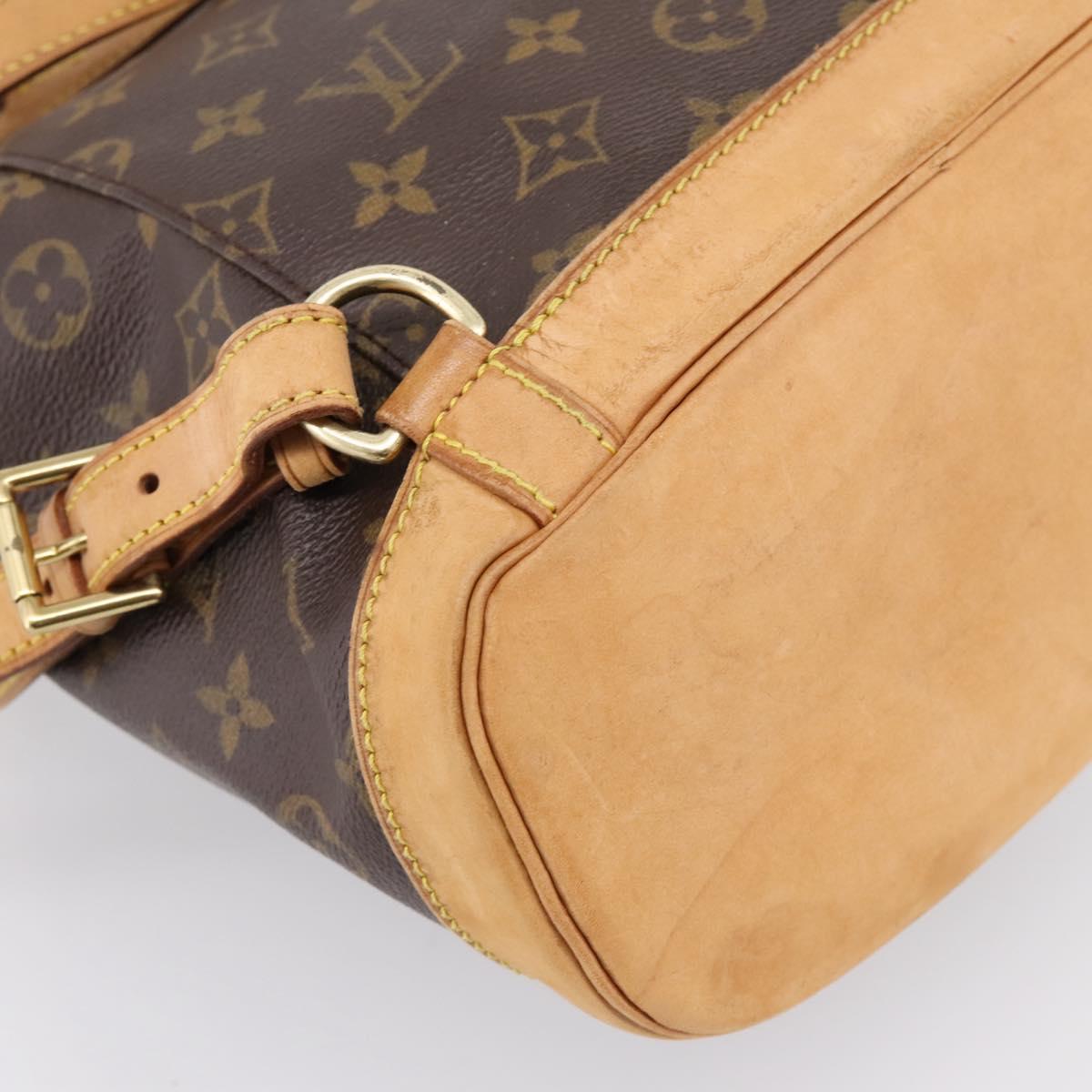 LOUIS VUITTON Monogram Montsouris MM Backpack M51136 LV Auth ka5964