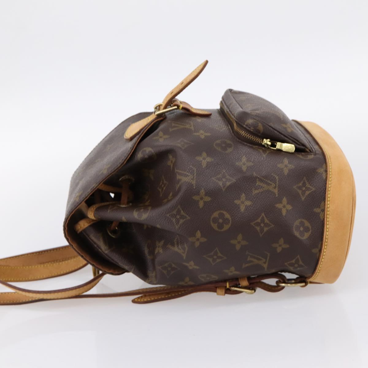 LOUIS VUITTON Monogram Montsouris MM Backpack M51136 LV Auth ka5964