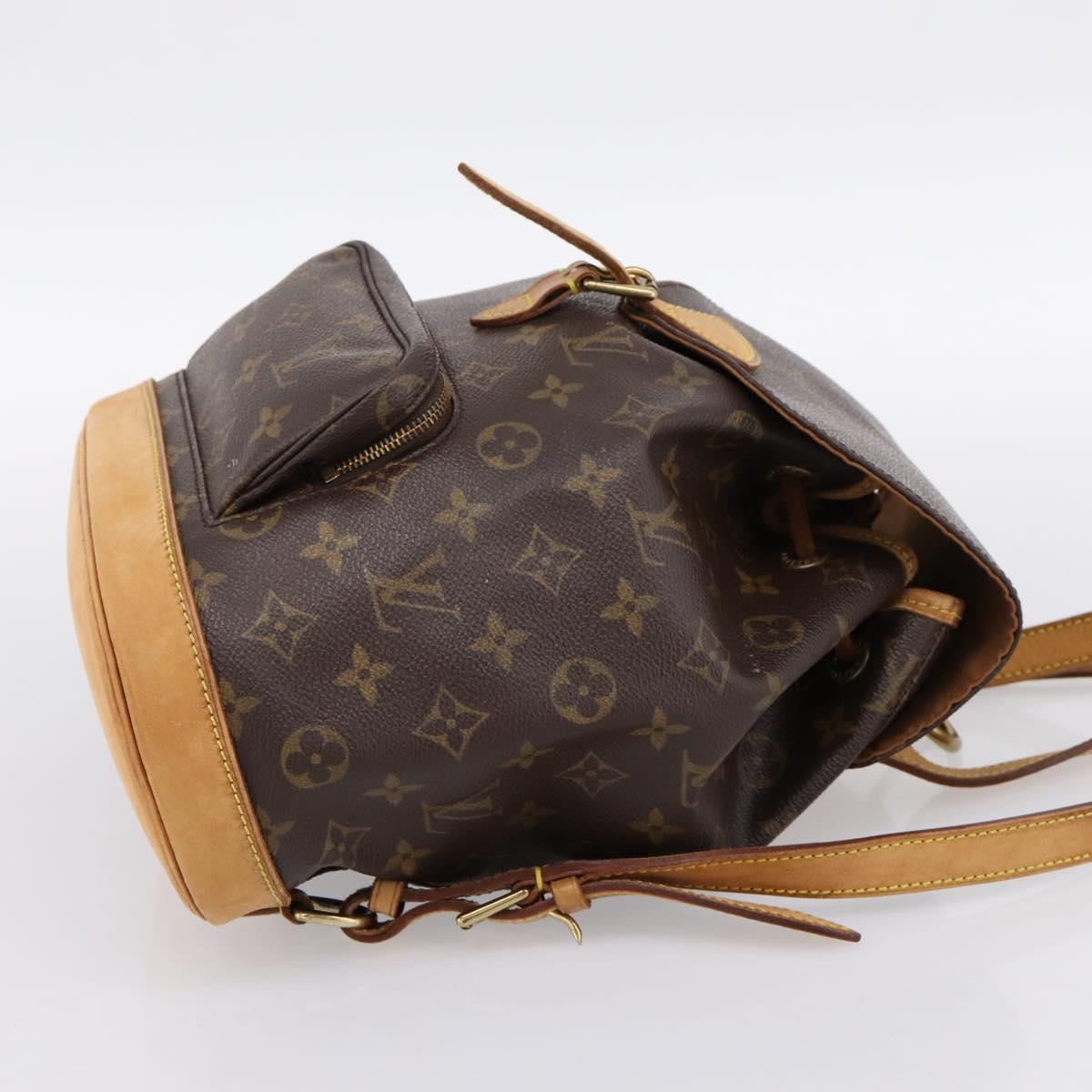 LOUIS VUITTON Monogram Montsouris MM Backpack M51136 LV Auth ka5964
