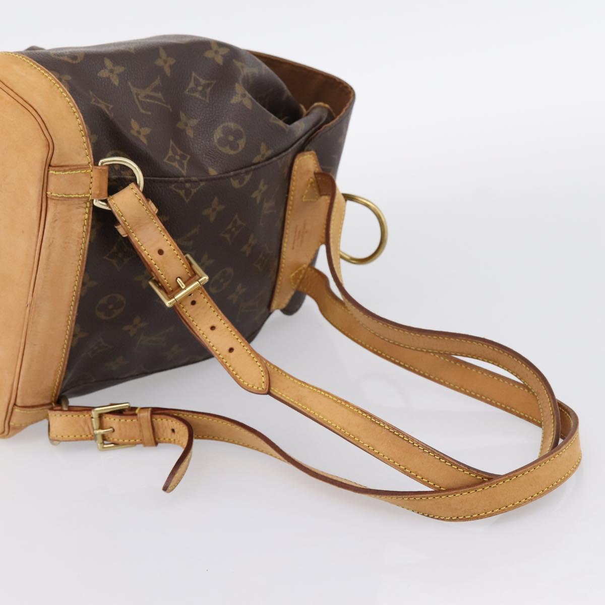 LOUIS VUITTON Monogram Montsouris MM Backpack M51136 LV Auth ka5964