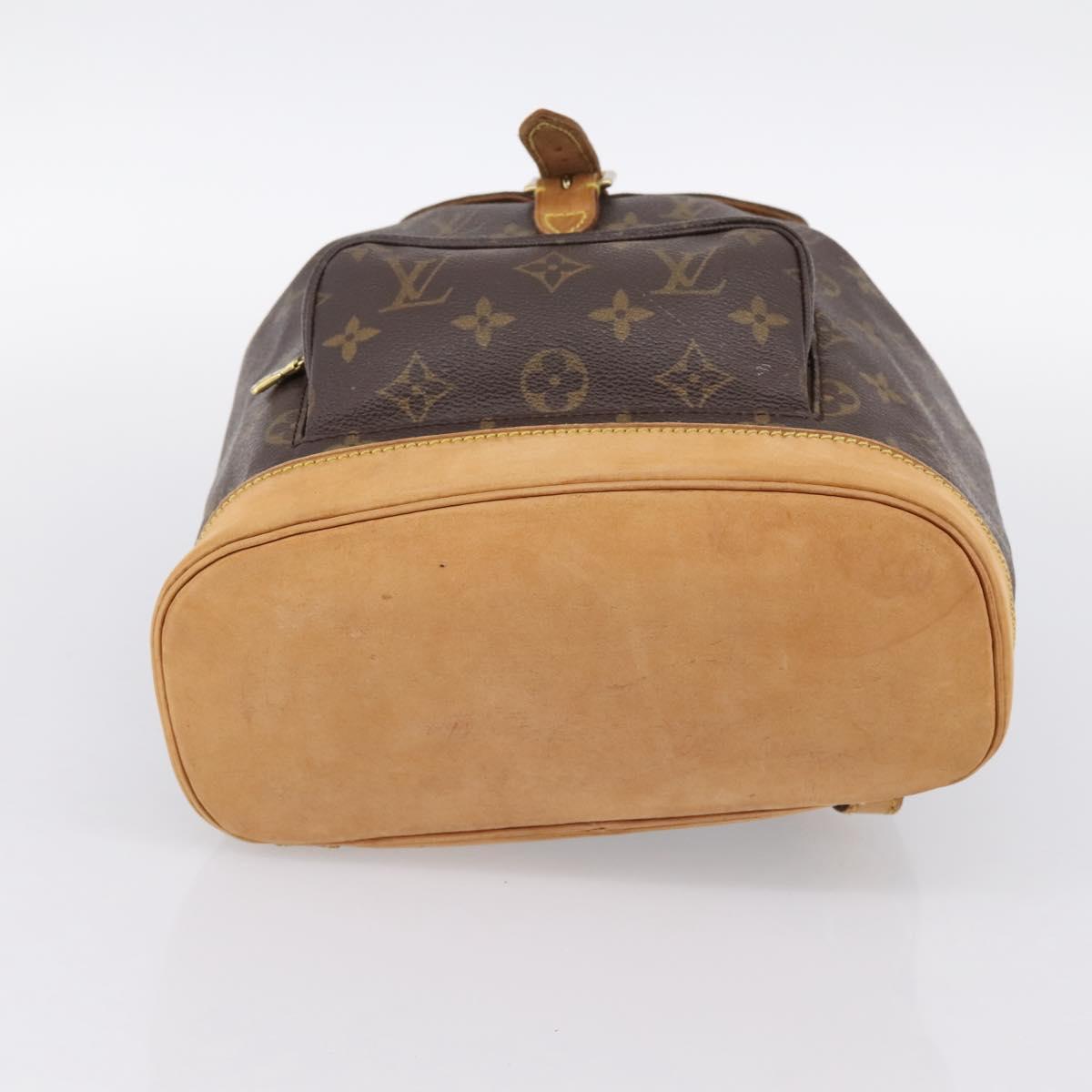 LOUIS VUITTON Monogram Montsouris MM Backpack M51136 LV Auth ka5964