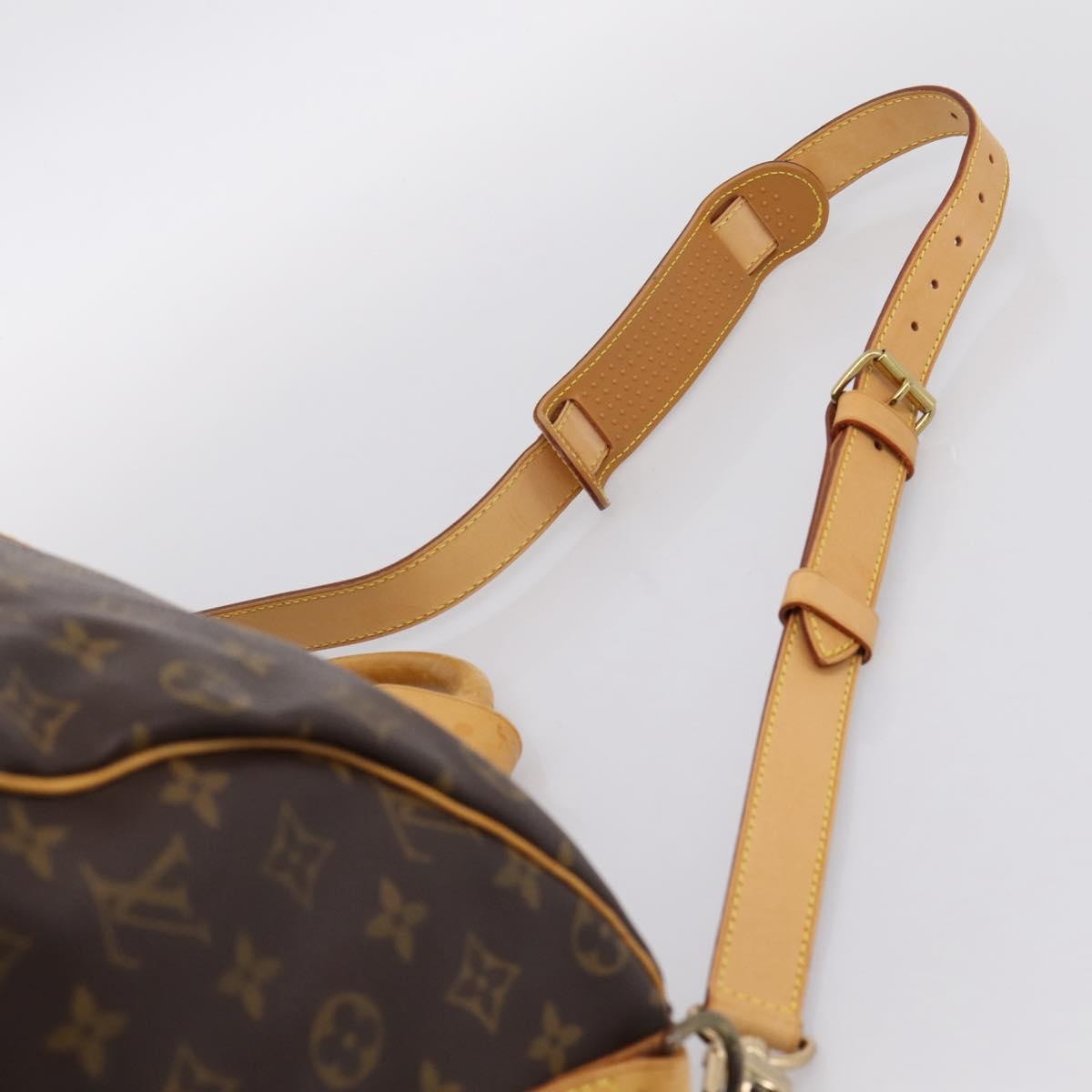 LOUIS VUITTON Monogram Keepall Bandouliere 50 Boston Bag M41416 LV Auth ka5966