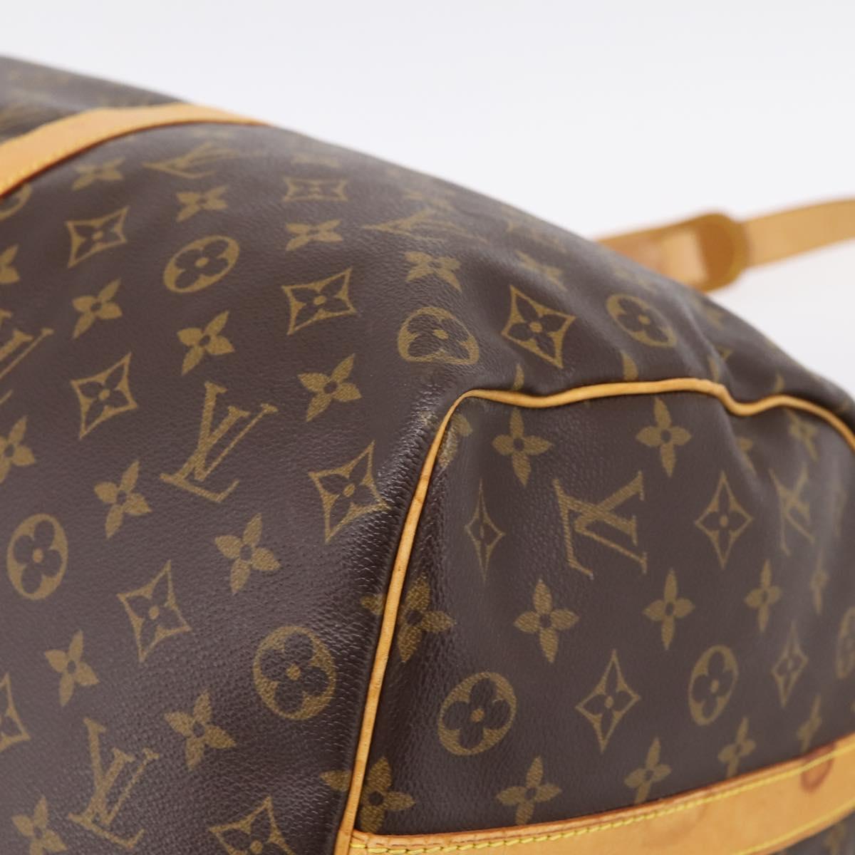 LOUIS VUITTON Monogram Keepall Bandouliere 50 Boston Bag M41416 LV Auth ka5966