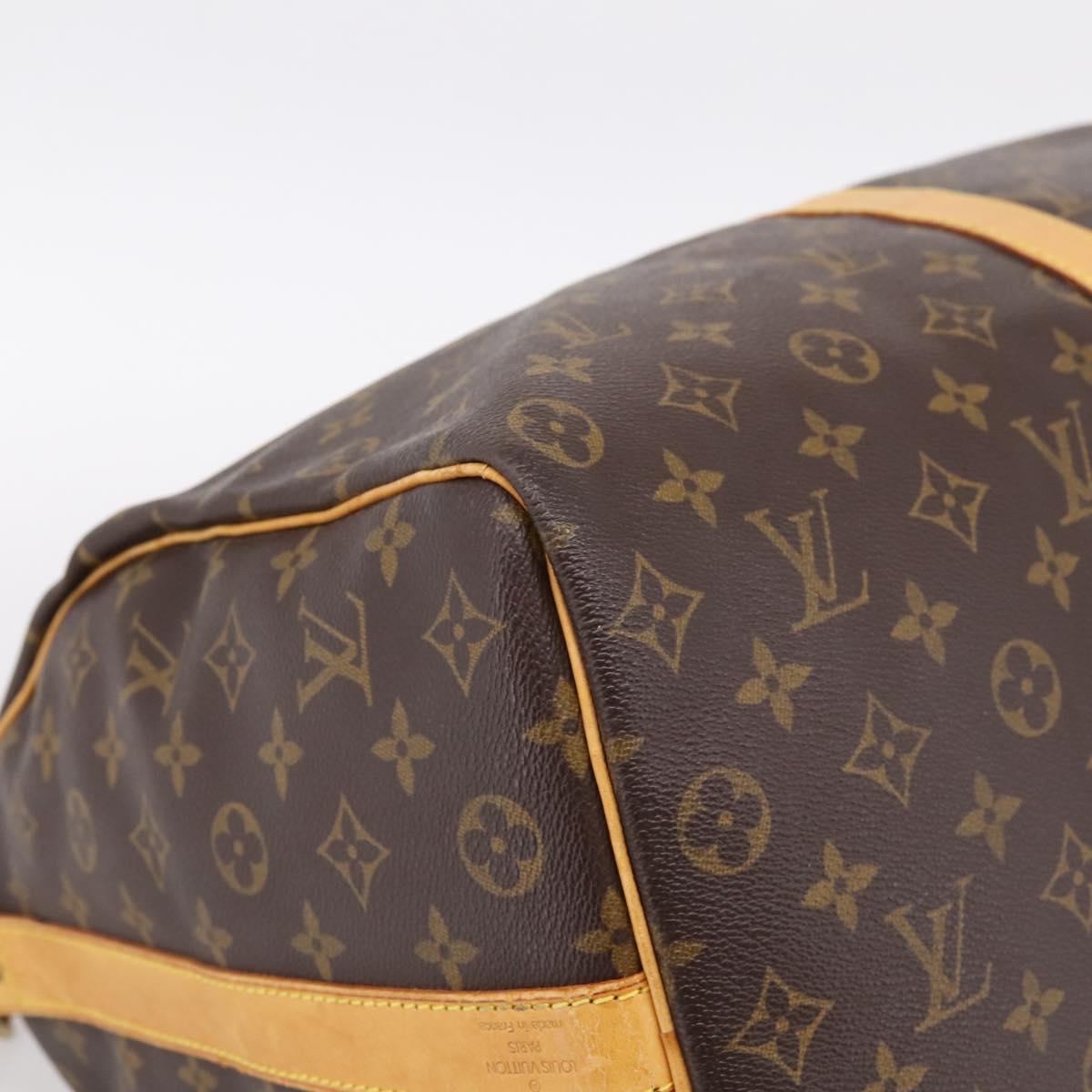 LOUIS VUITTON Monogram Keepall Bandouliere 50 Boston Bag M41416 LV Auth ka5966