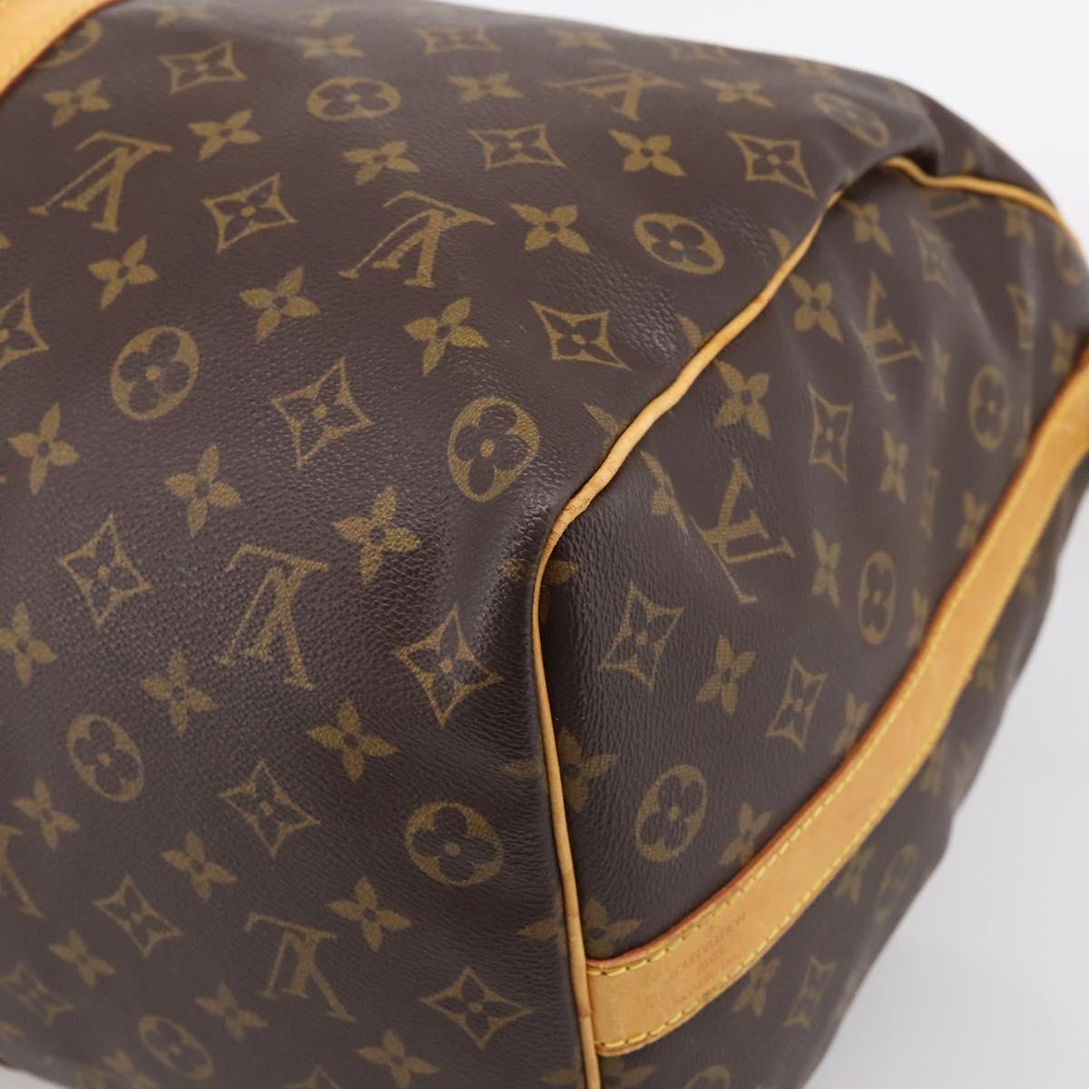LOUIS VUITTON Monogram Keepall Bandouliere 50 Boston Bag M41416 LV Auth ka5966