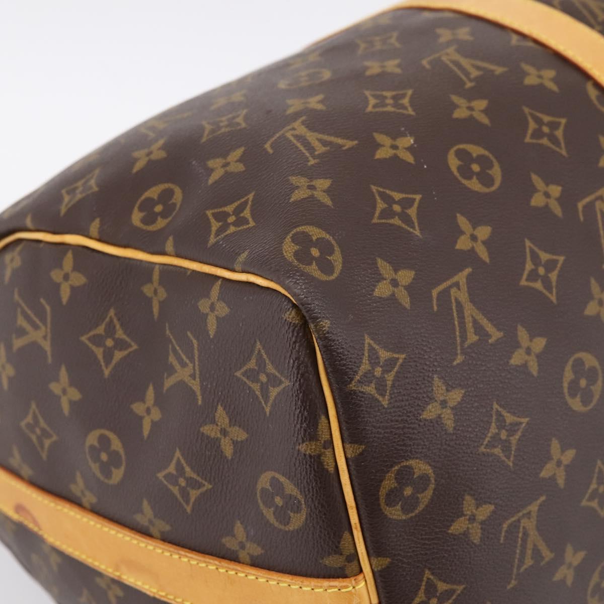 LOUIS VUITTON Monogram Keepall Bandouliere 50 Boston Bag M41416 LV Auth ka5966