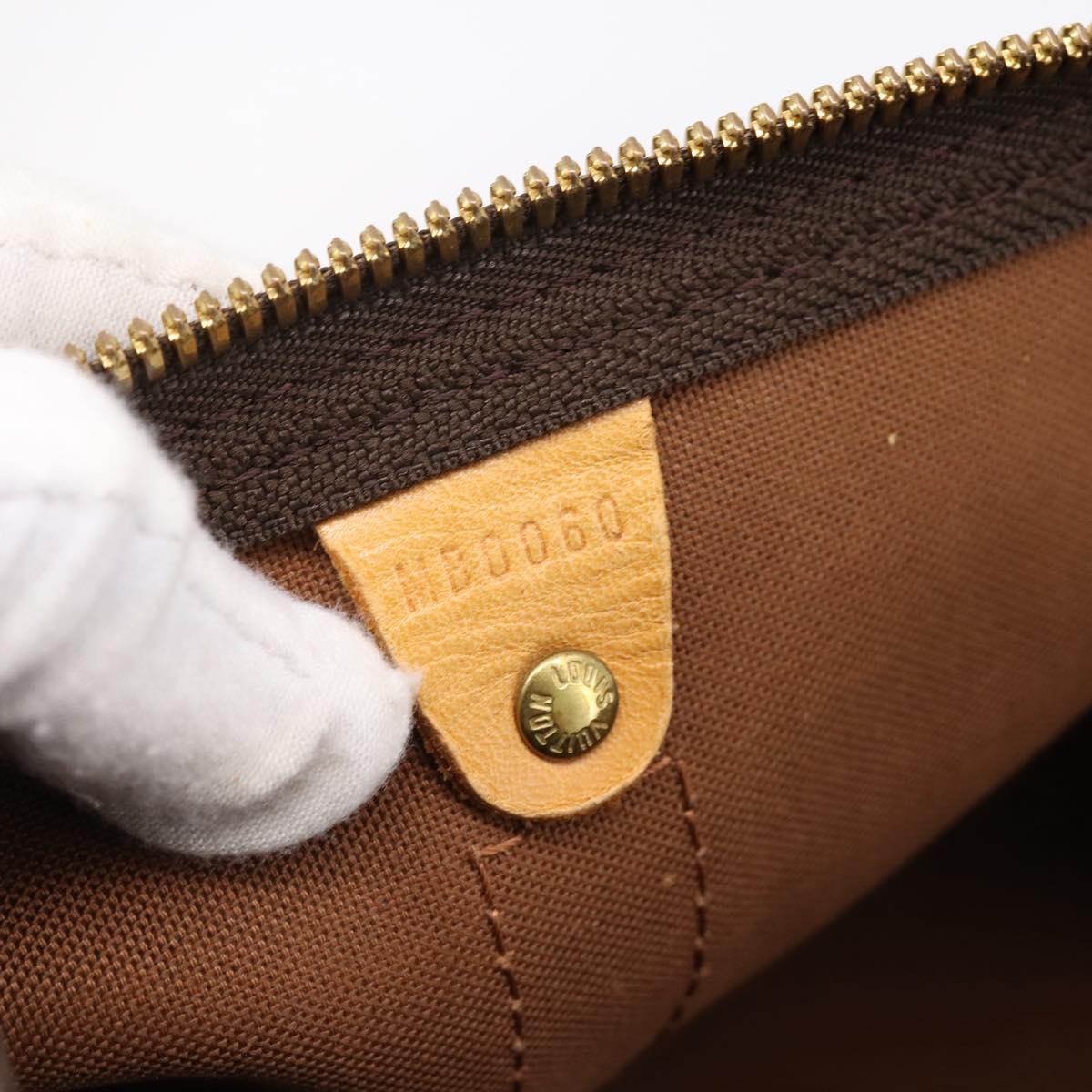LOUIS VUITTON Monogram Keepall Bandouliere 50 Boston Bag M41416 LV Auth ka5966