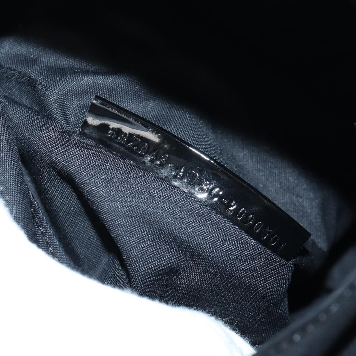 FENDI Backpack Nylon Blue Gold Auth ka596M