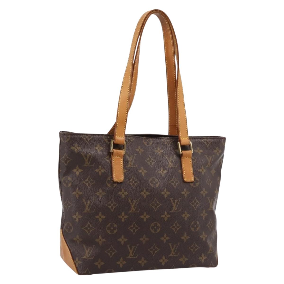 LOUIS VUITTON Monogram Cabas Piano Tote Bag M51148 LV Auth ka5970