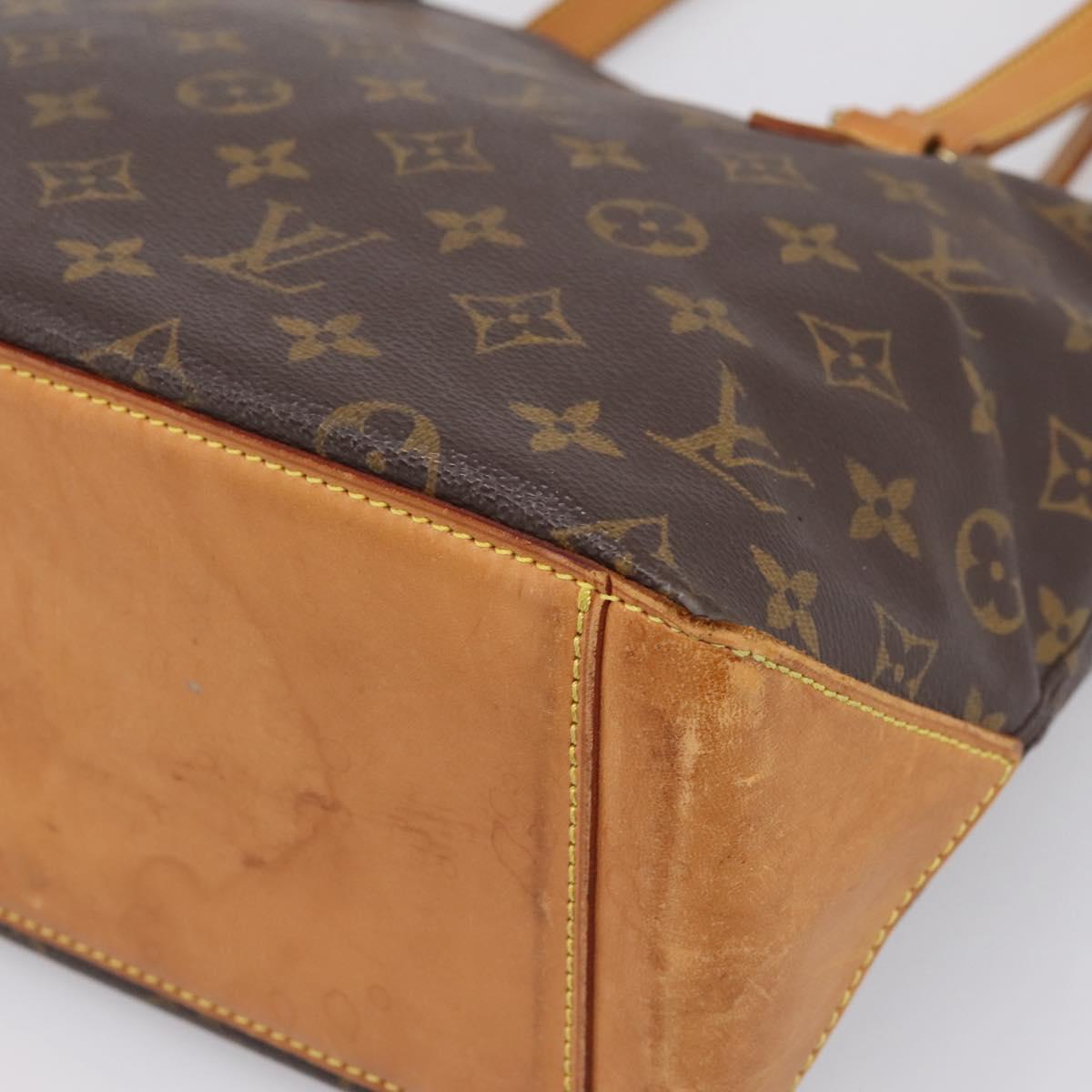 LOUIS VUITTON Monogram Cabas Piano Tote Bag M51148 LV Auth ka5970