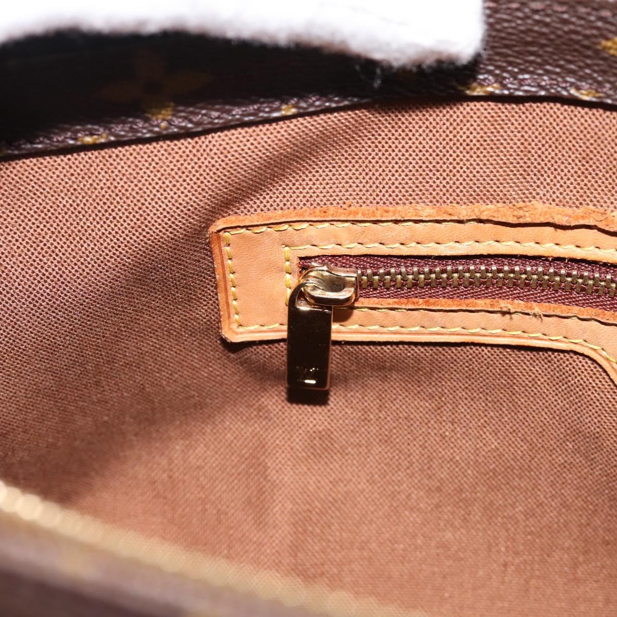 LOUIS VUITTON Monogram Cabas Piano Tote Bag M51148 LV Auth ka5970