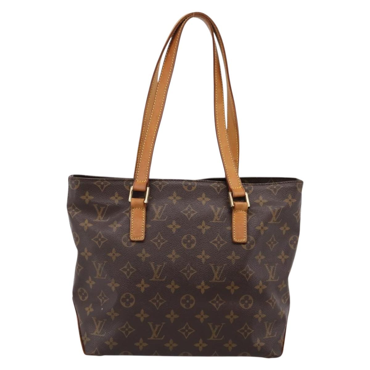 LOUIS VUITTON Monogram Cabas Piano Tote Bag M51148 LV Auth ka5970