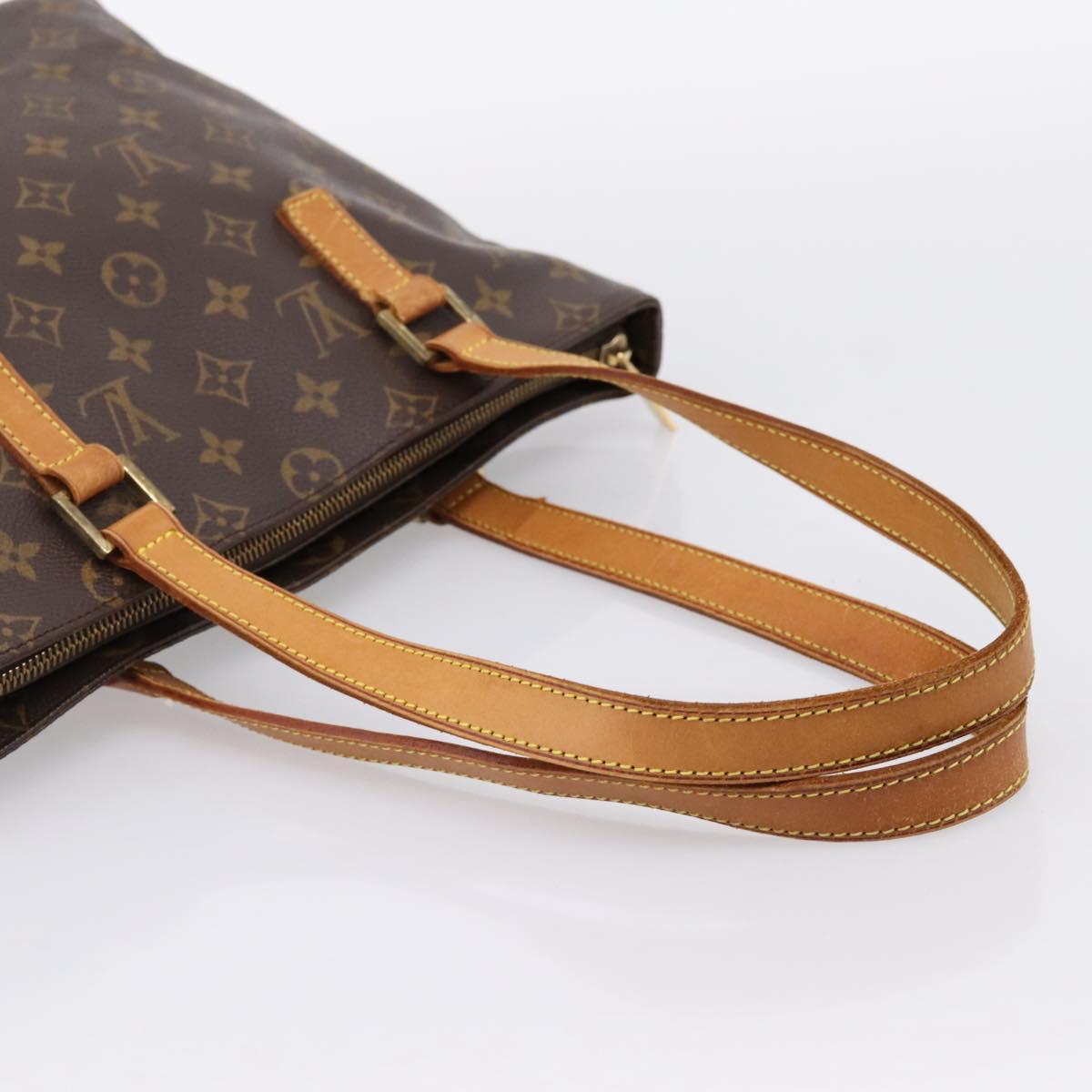 LOUIS VUITTON Monogram Cabas Piano Tote Bag M51148 LV Auth ka5970