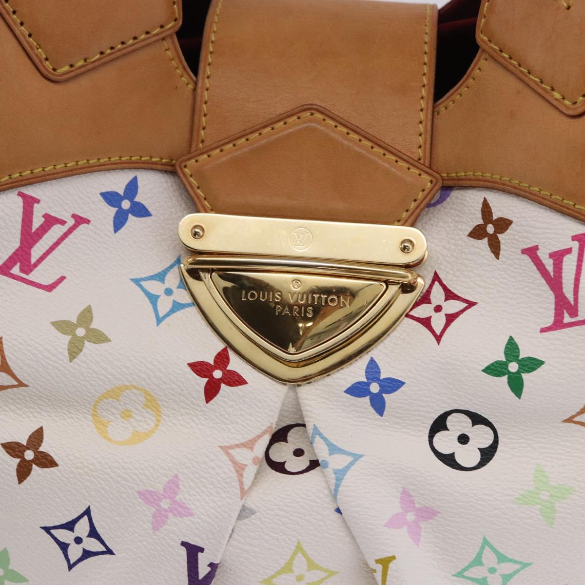 LOUIS VUITTON Monogram Multicolor Ursula Tote Bag White M40123 LV Auth ka5973V