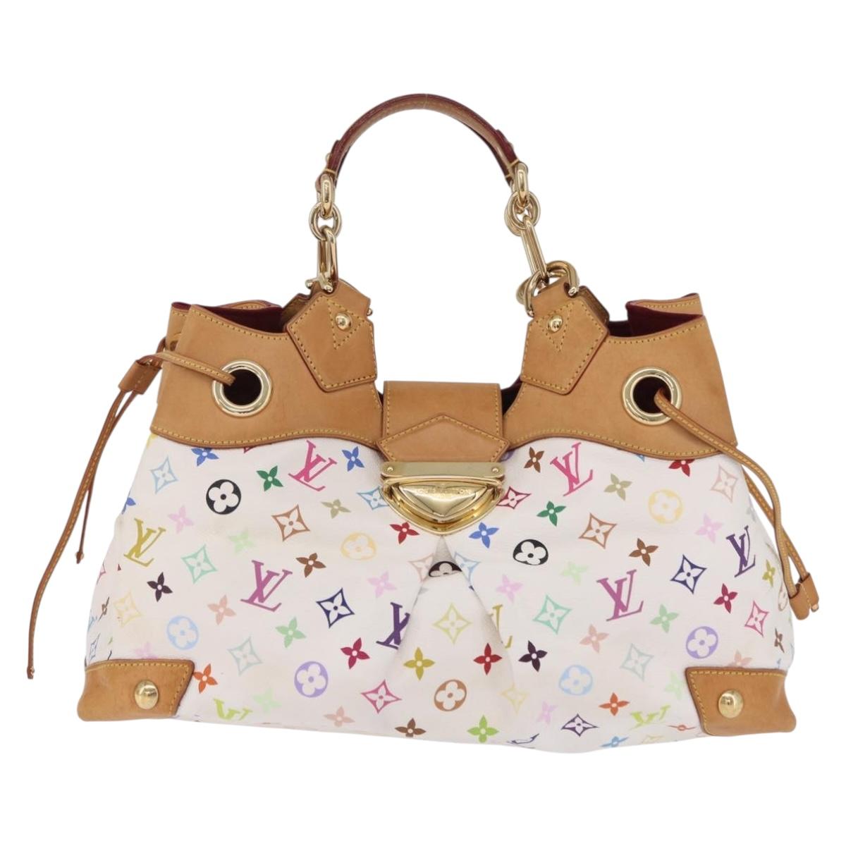 LOUIS VUITTON Monogram Multicolor Ursula Tote Bag White M40123 LV Auth ka5973V