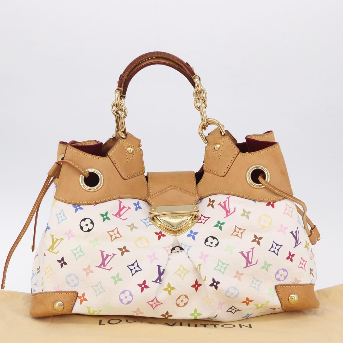 LOUIS VUITTON Monogram Multicolor Ursula Tote Bag White M40123 LV Auth ka5973V