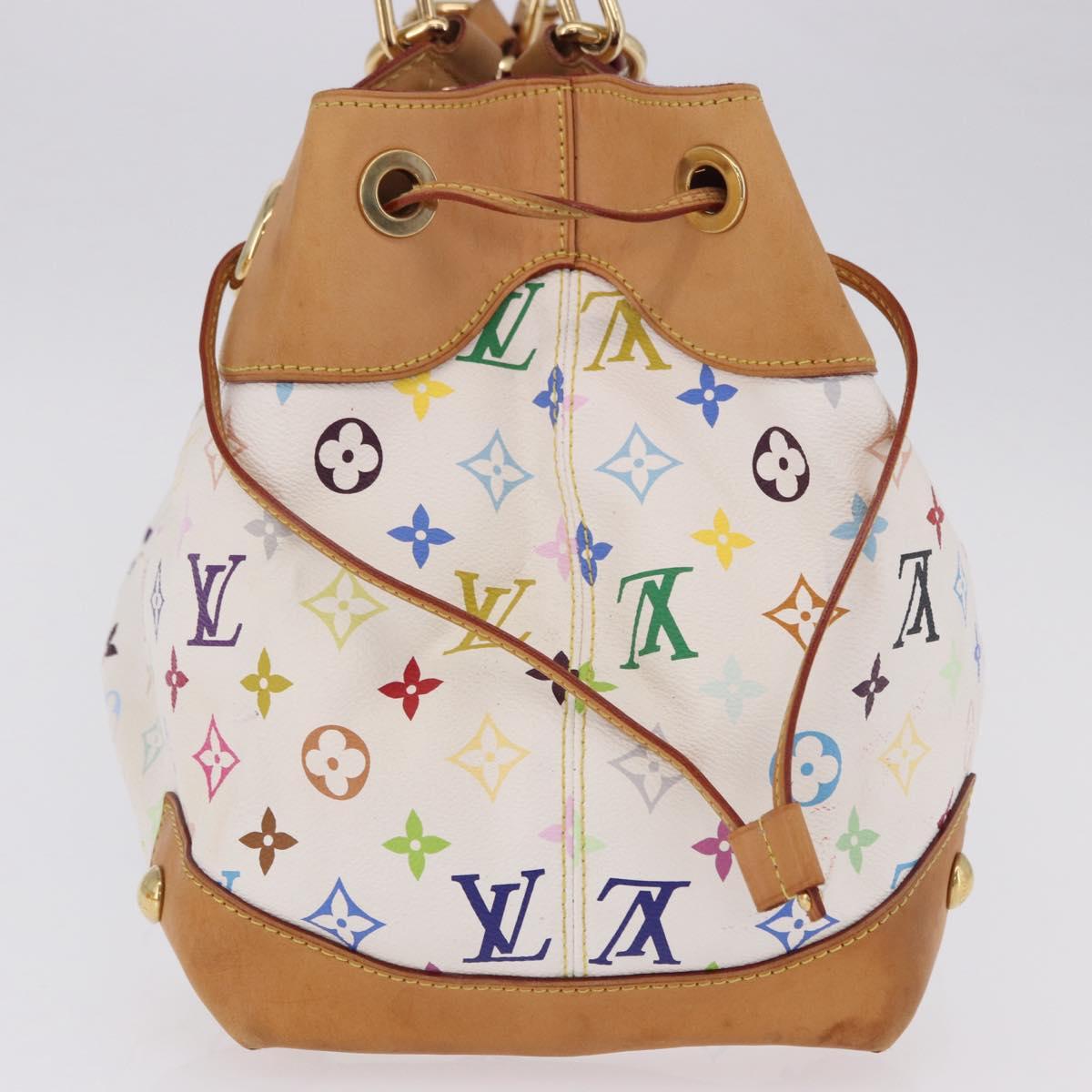 LOUIS VUITTON Monogram Multicolor Ursula Tote Bag White M40123 LV Auth ka5973V