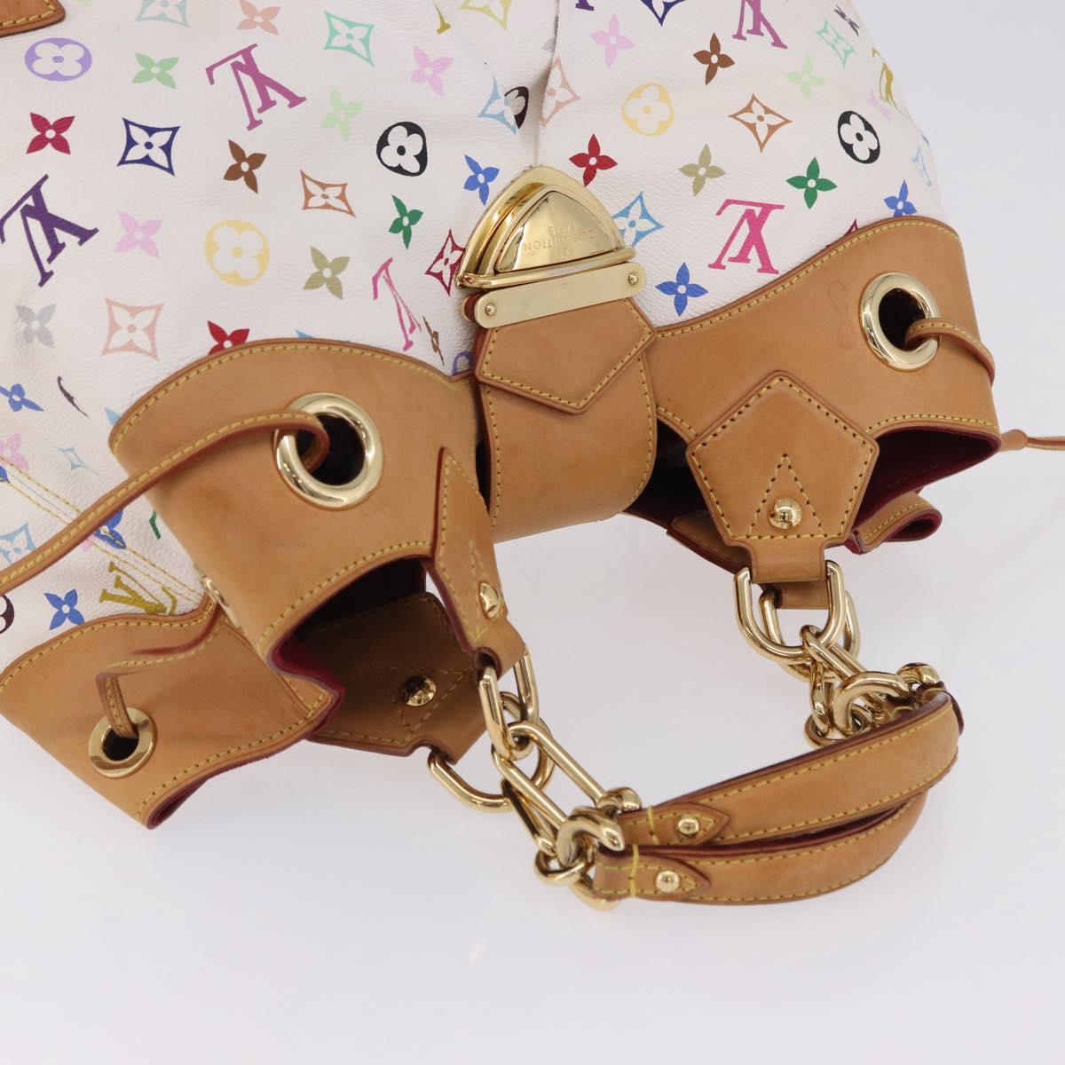 LOUIS VUITTON Monogram Multicolor Ursula Tote Bag White M40123 LV Auth ka5973V