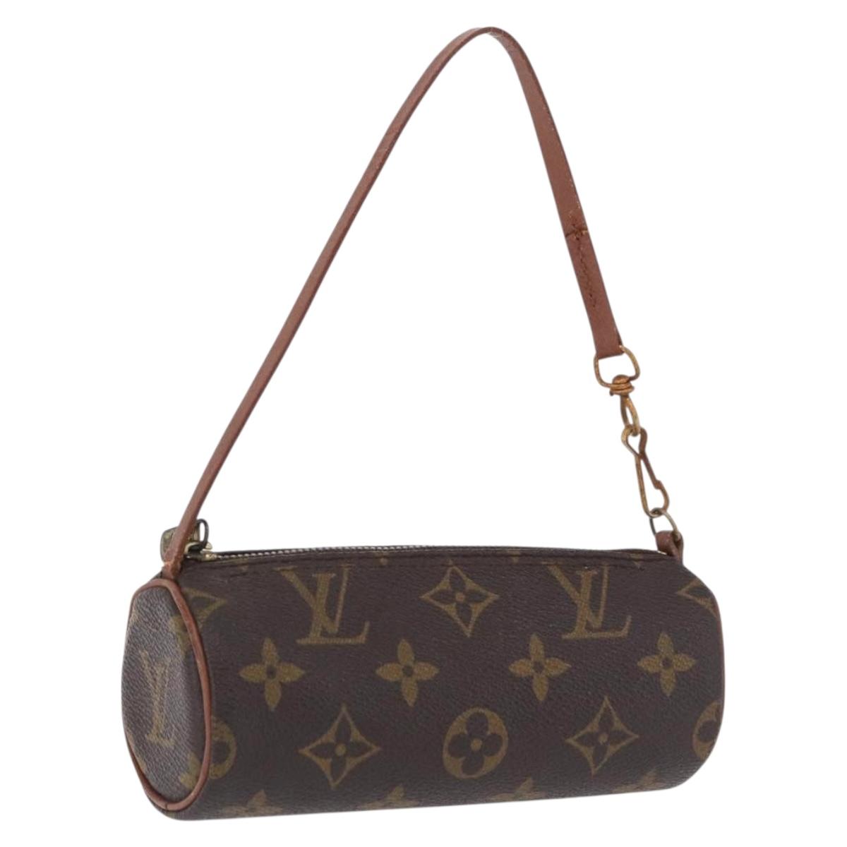LOUIS VUITTON Monogram Papillon Pouch LV Auth ka5974