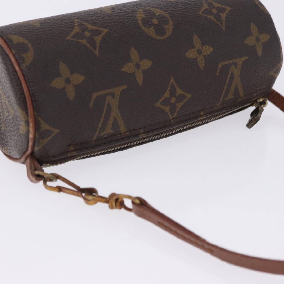LOUIS VUITTON Monogram Papillon Pouch LV Auth ka5974