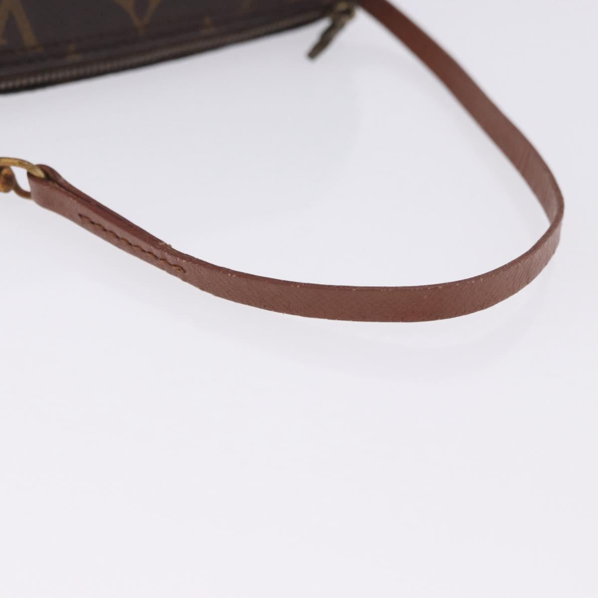 LOUIS VUITTON Monogram Papillon Pouch LV Auth ka5974