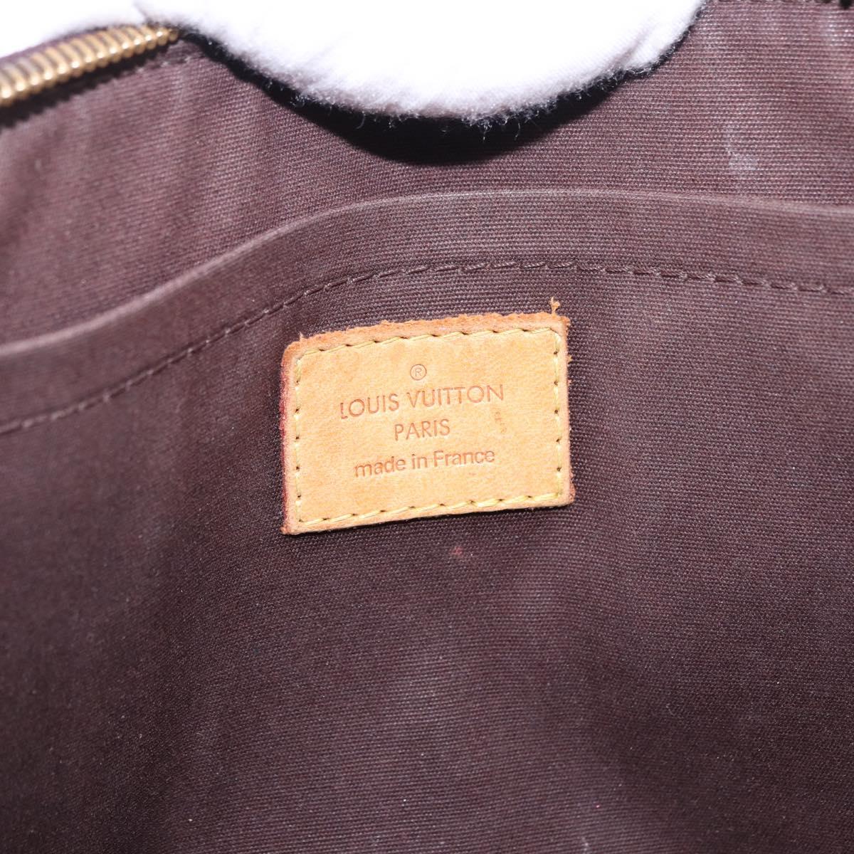 LOUIS VUITTON Monogram Vernis Rosewood Avenue Bag Amarante M93510 LV Auth ka5975