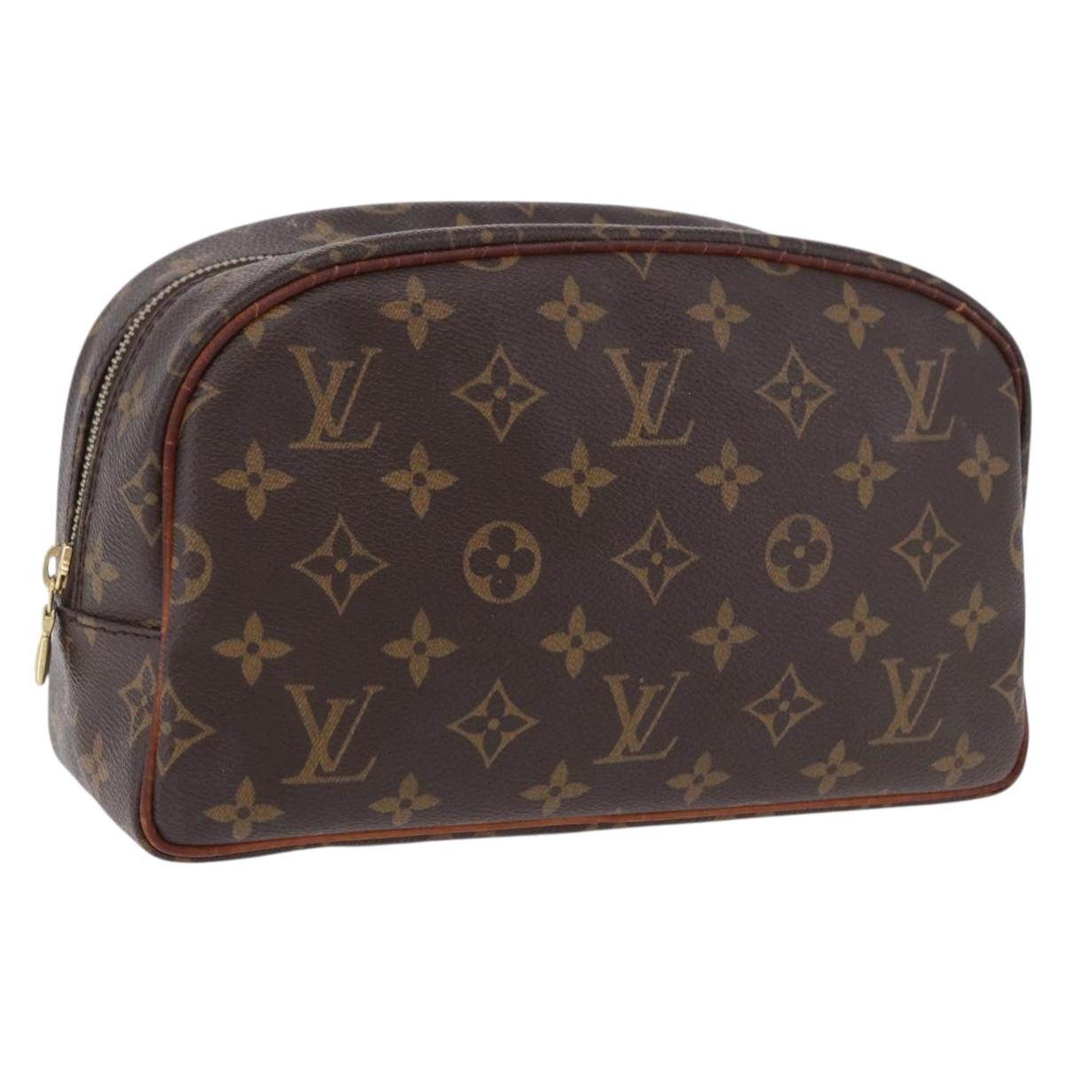 LOUIS VUITTON Monogram Trousse Toilette 25 Clutch Bag M47527 LV Auth ka5980