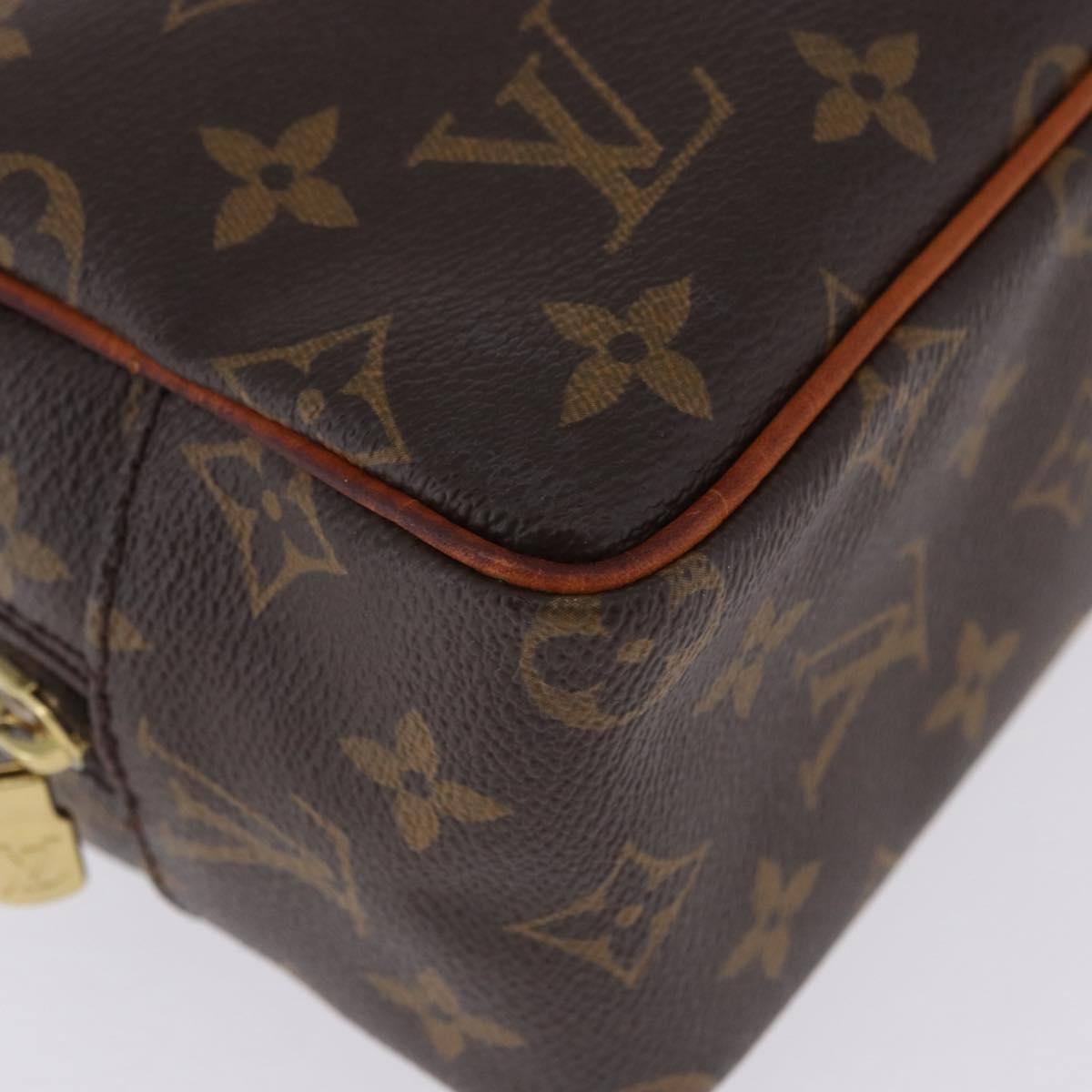 LOUIS VUITTON Monogram Trousse Toilette 25 Clutch Bag M47527 LV Auth ka5980