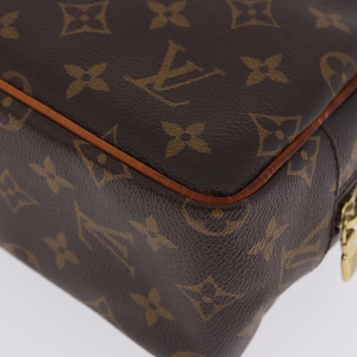 LOUIS VUITTON Monogram Trousse Toilette 25 Clutch Bag M47527 LV Auth ka5980