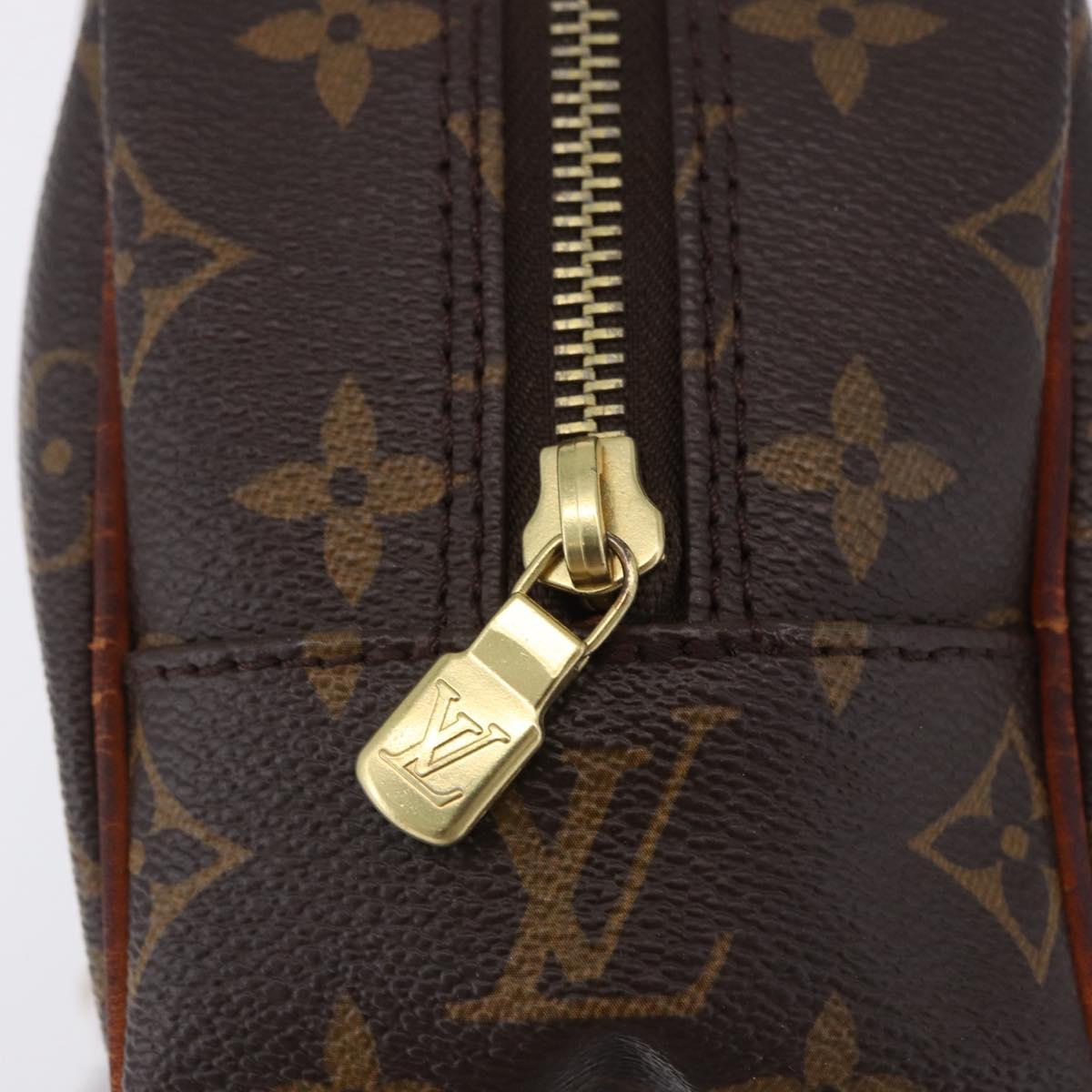 LOUIS VUITTON Monogram Trousse Toilette 25 Clutch Bag M47527 LV Auth ka5980