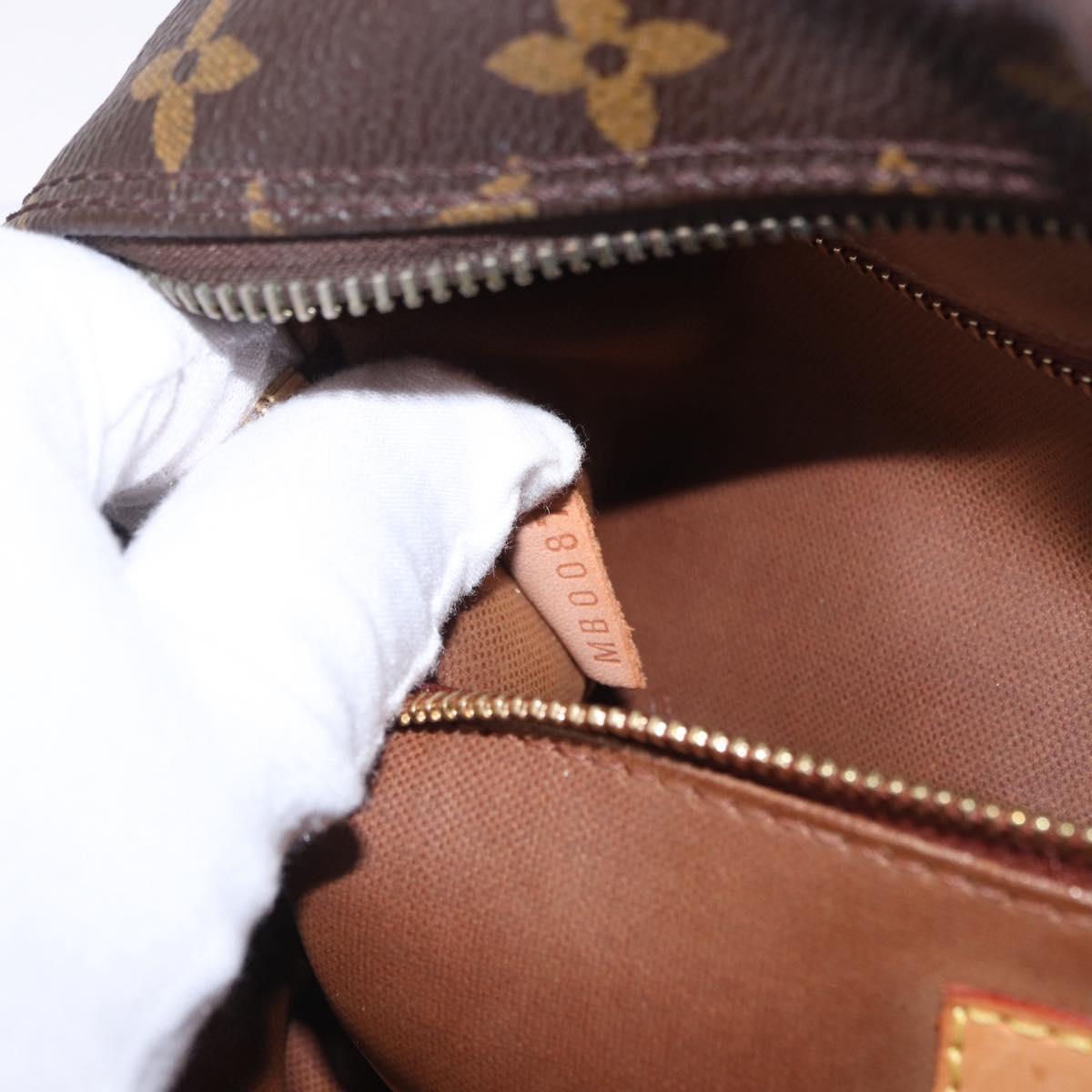 LOUIS VUITTON Monogram Trousse Toilette 25 Clutch Bag M47527 LV Auth ka5980
