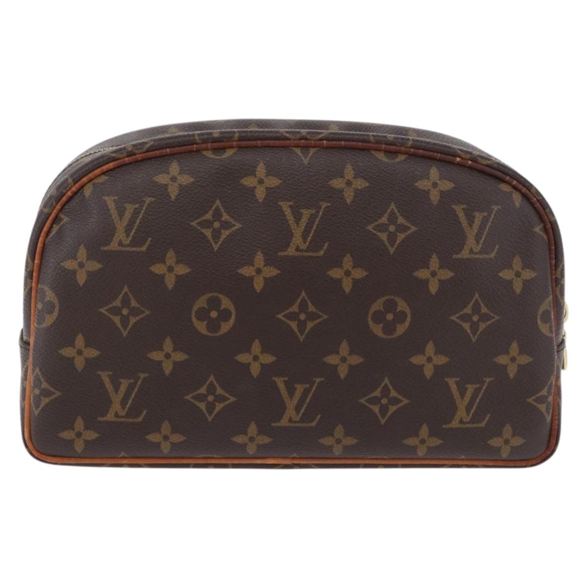 LOUIS VUITTON Monogram Trousse Toilette 25 Clutch Bag M47527 LV Auth ka5980