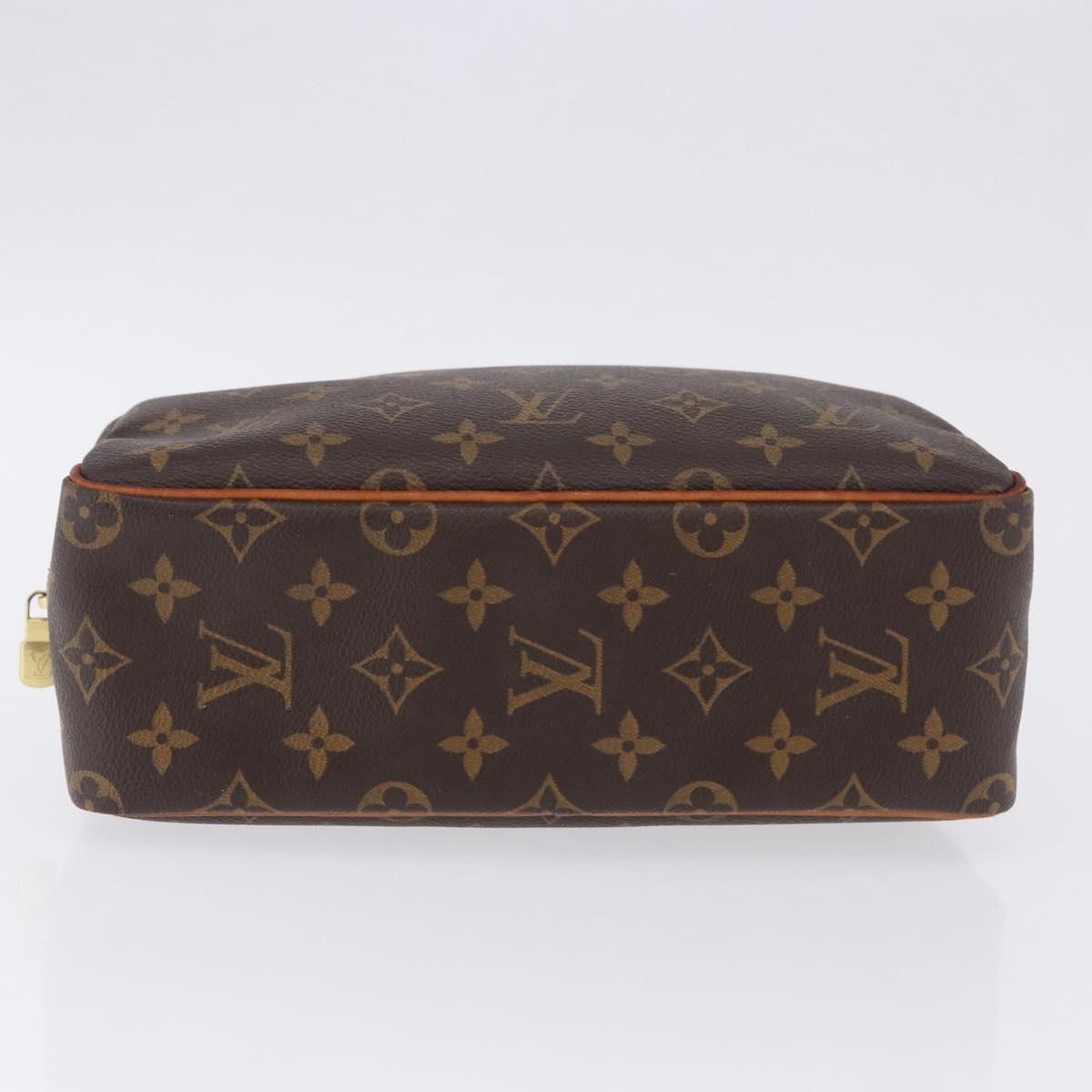 LOUIS VUITTON Monogram Trousse Toilette 25 Clutch Bag M47527 LV Auth ka5980