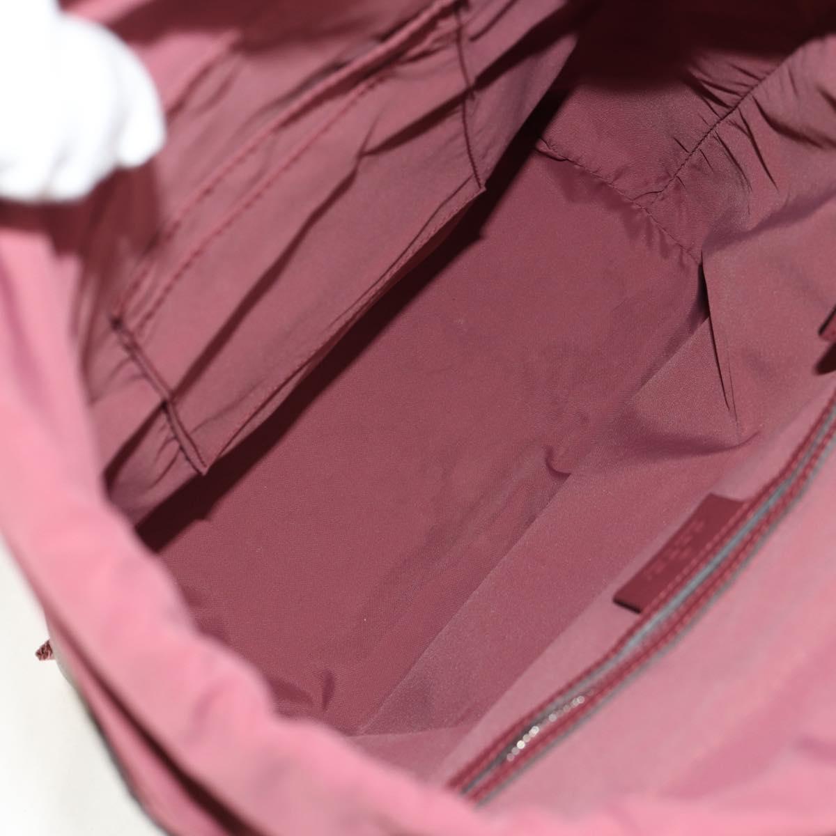 GUCCI GG Blooms GG Supreme Backpack PVC Beige Silver 410544 Auth ka598M