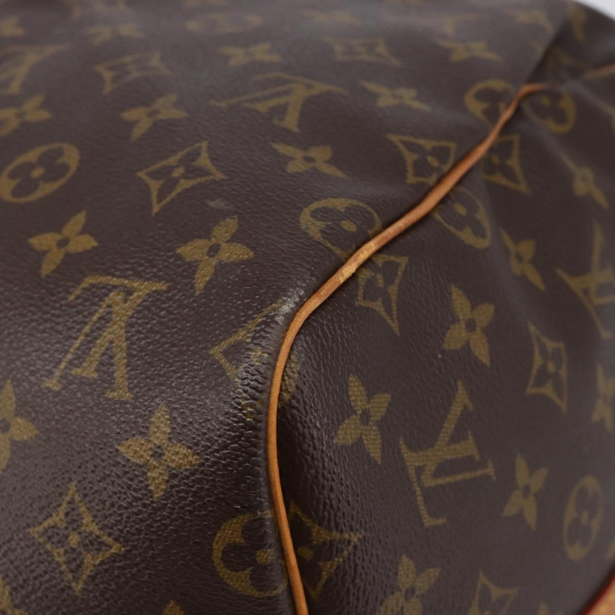 LOUIS VUITTON Monogram Keepall Bandouliere 55 Boston Bag M41414 LV Auth ka5990A