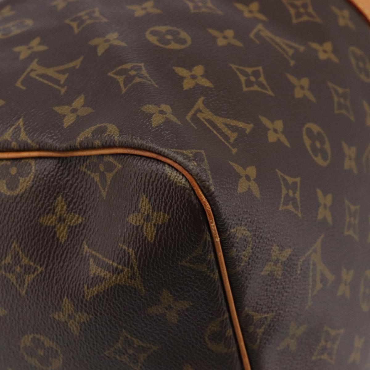 LOUIS VUITTON Monogram Keepall Bandouliere 55 Boston Bag M41414 LV Auth ka5990A