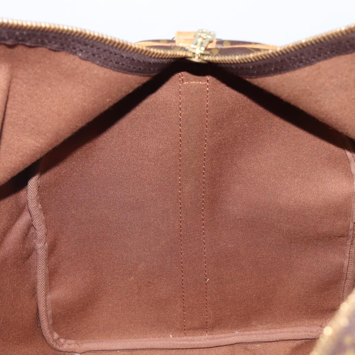 LOUIS VUITTON Monogram Keepall Bandouliere 55 Boston Bag M41414 LV Auth ka5990A