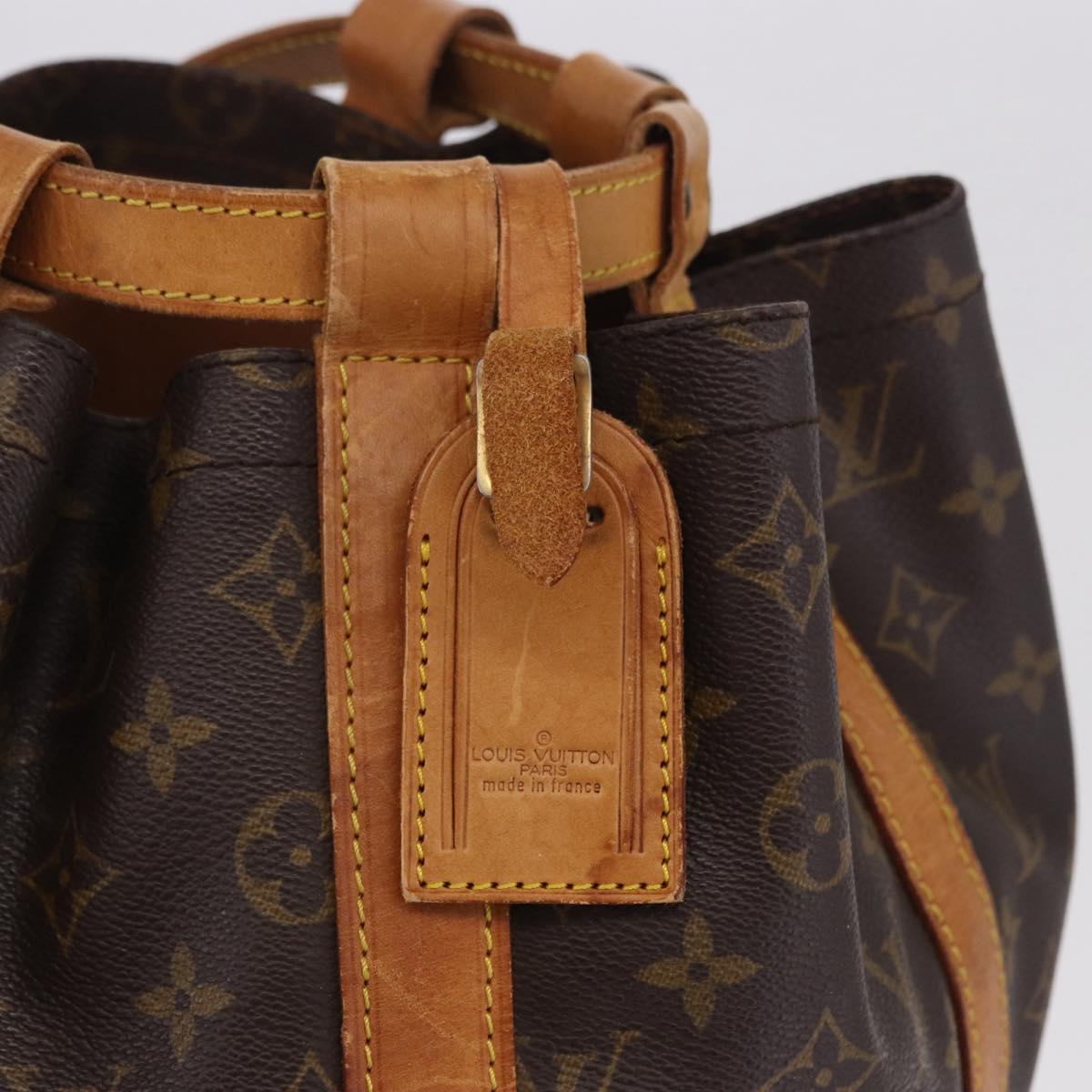 LOUIS VUITTON Monogram Randonnee GM Shoulder Bag M42244 LV Auth ka5991