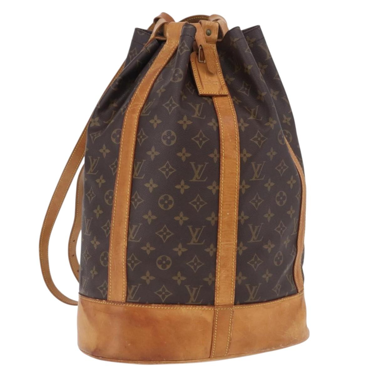 LOUIS VUITTON Monogram Randonnee GM Shoulder Bag M42244 LV Auth ka5991