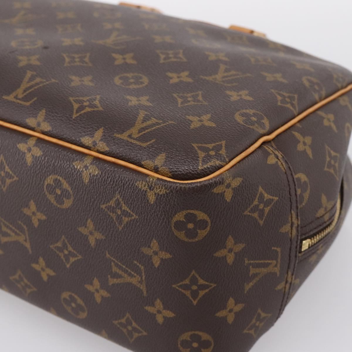 LOUIS VUITTON Monogram Deauville Hand Bag M47270 LV Auth ka5993