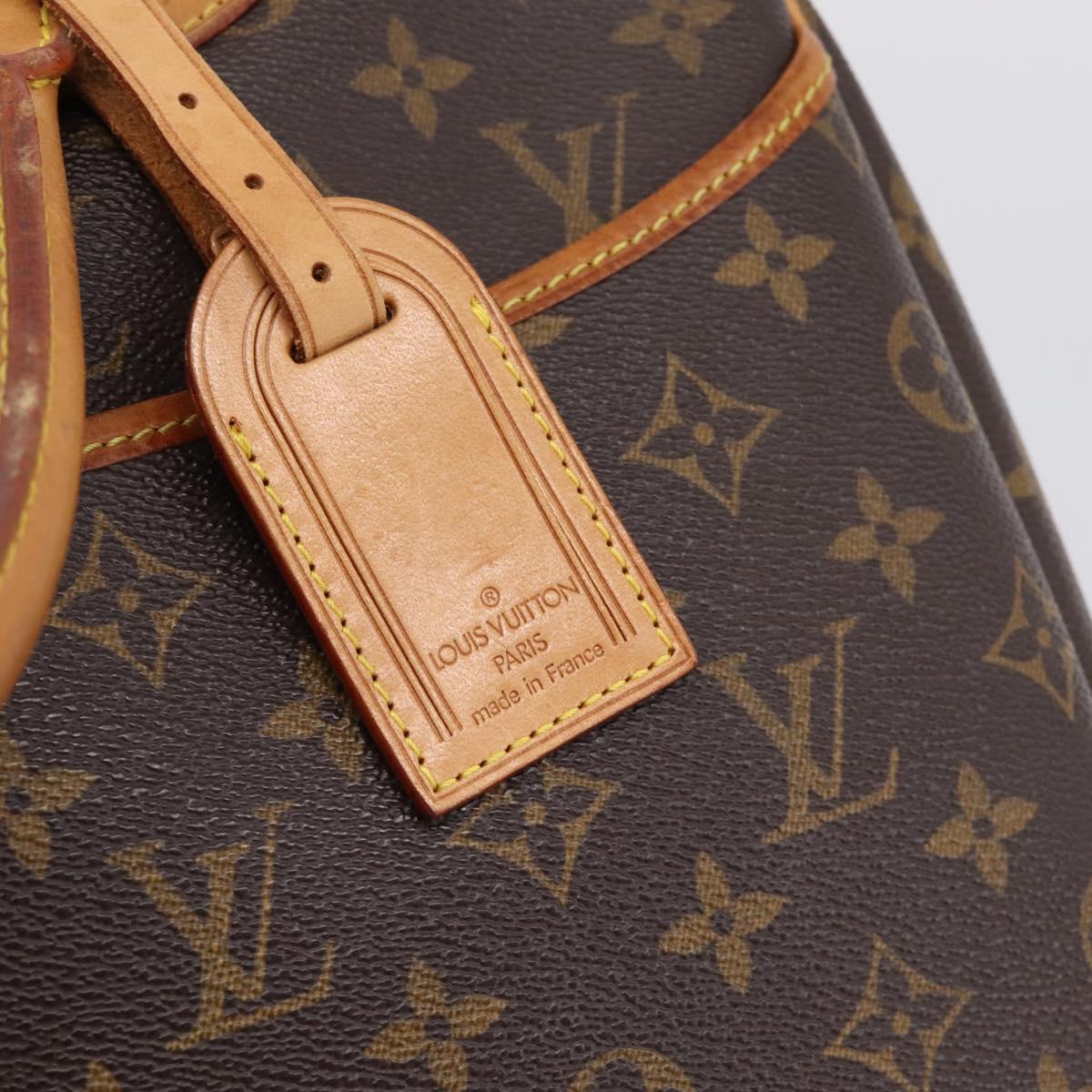 LOUIS VUITTON Monogram Deauville Hand Bag M47270 LV Auth ka5993