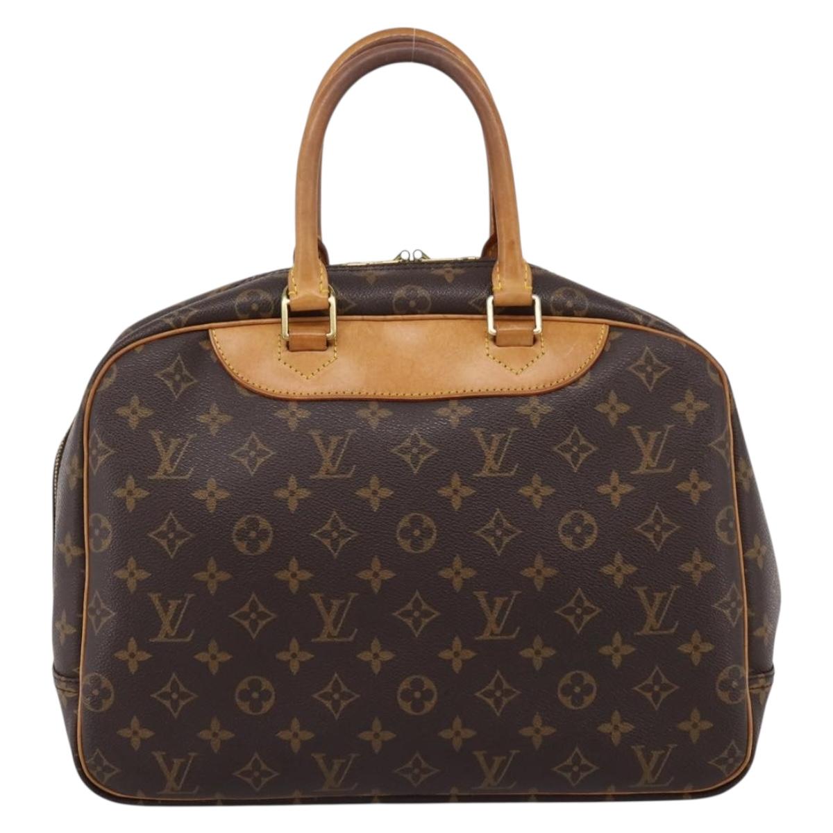 LOUIS VUITTON Monogram Deauville Hand Bag M47270 LV Auth ka5993
