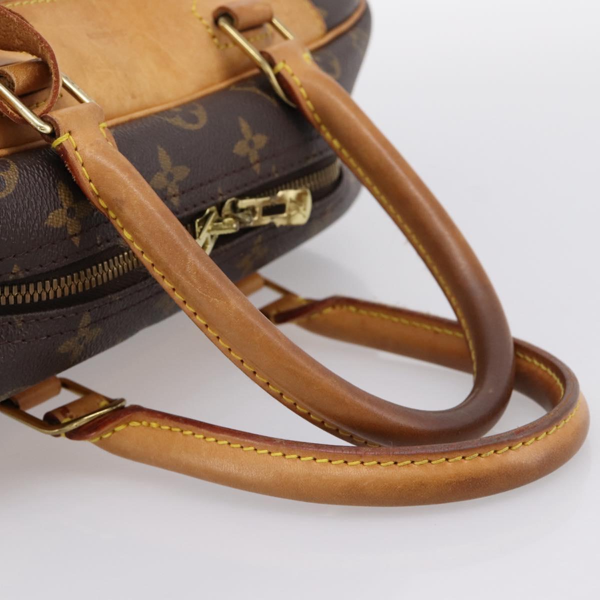 LOUIS VUITTON Monogram Deauville Hand Bag M47270 LV Auth ka5993