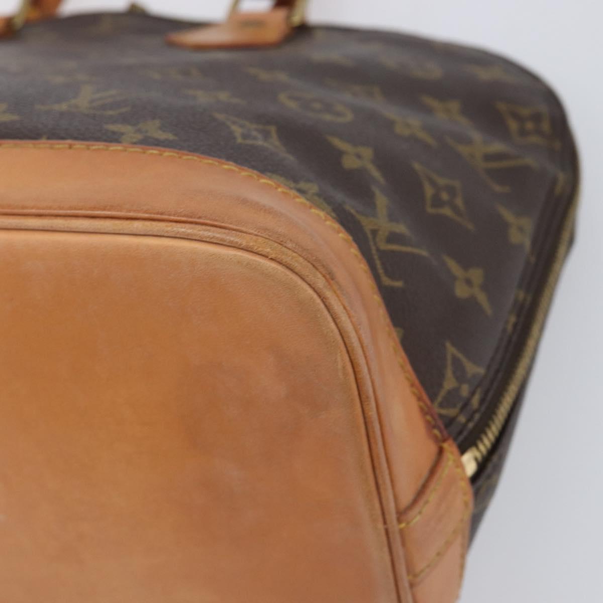 LOUIS VUITTON Monogram Alma Hand Bag M51130 LV Auth ka5994